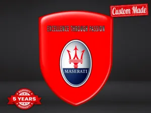 Maserati Adesivi Logo Personalizzati Robusti Multiuso Pregio